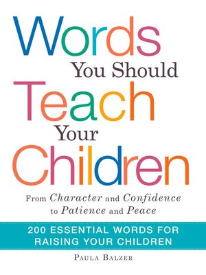 cover image of Words You Should Teach Your Children